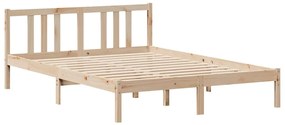 Cama com estante sem colchão 120x200 cm pinho maciço