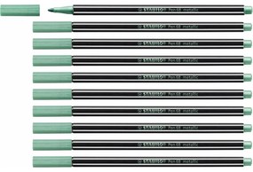 Marcadores Stabilo Pen 68 Metallic Verde 10 Unidades