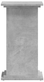Suporte p/ plantas 33x33x60 cm derivados madeira cinza cimento