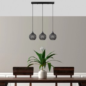 Candeeiro de Teto Hay – Preto – 69 x 17 x 113 cm