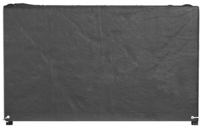 Capas p/ mobília de jardim 2pcs 8 ilhós 160x120x75cm retangular