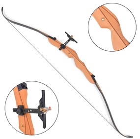 Arco recurvo para adulto 173 cm 13,60 Kg
