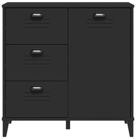 Aparador VIKEN 80x40x80 cm derivados de madeira preto
