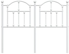 Cabeceira de cama 120 cm metal branco