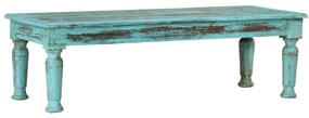 Mesa de centro 110x50x34 cm madeira recuperada maciça