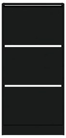 Sapateira 60x21x125,5 cm derivados de madeira preto