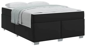 Estrutura da Cama Outros Preto 160 x 200 cm Couro sintético