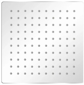 Cabeça de chuveiro 2 pcs aço inoxidável 20x20 cm
