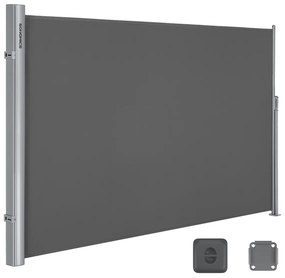 Toldo lateral para varanda com proteção solar | SONGMICS | cinzento | GSA200G.