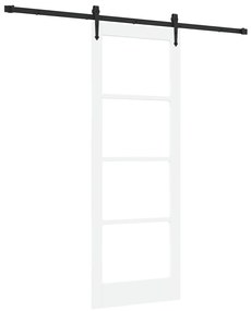 Porta deslizante vidaXL com conjunto de hardware 'ORKDAL'Branco 78x211