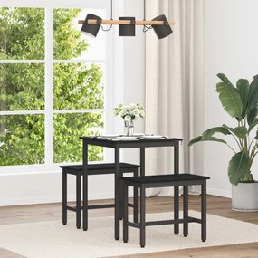 vidaXL Mesas de jantar METAL