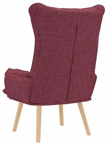 Poltrona Relaxante vidaXL Vermelha