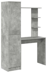 vidaXL Mesa 2 pcs Cinzento