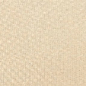 Painel de parede 12 pcs 90x15 cm tecido 1,62 m² cor creme