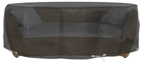 Capas p/ espreguiçadeira ilha 2 pcs 8 ilhós Ø188x50 cm redondo