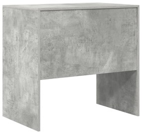 Mesa Betão Cinza 80x50x76 cm Madeira engenheirada
