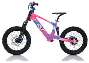 Bicicleta elétrica infantil 500W Roan RXF Evo Racing 18" Rosa