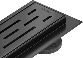 Mexen Flat 360° M01 ralo linear rotativo 90 cm, preto - 1720090-40