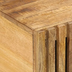 Mesa de centro 80x51x40 cm madeira de mangueira áspera maciça