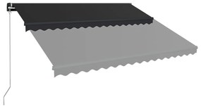 Toldo retrátil manual 450x300 cm antracite