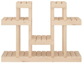 Suporte para plantas 104,5x25x77,5 cm pinho maciço
