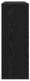Buffets 2 pcs Carvalho Preto 60x31x84 cm Madeira Engenharia
