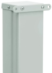 Toldo lateral retrátil para pátio 140x600 cm castanho