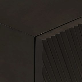 Mesa consola 90x30x76 cm mangueira maciça e ferro preto