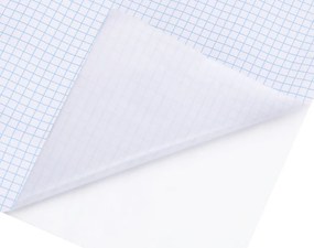 Autocolantes para móveis 90x500 cm PVC branco mate