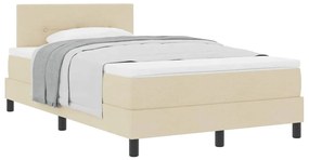 Cama Box com Colchão Cream 120x200 cm Tecido