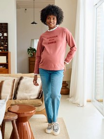 Sweat de gravidez e amamentação rosa-velho