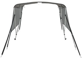 Toldo 3 arcos Bimini paredes malha laterais 183x(137-152)x137cm