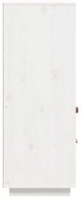 Aparador alto 100x40x108,5 cm pinho maciço branco