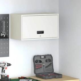 vidaXL Armário de parede para garage Branco 60 x 33 x 35 cm