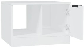 Mesa de centro 50x50x36 cm derivados de madeira branco