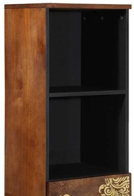 Sideboard 38x33x160 cm Madeira maciça de mangueira