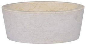 Lavatório Ø40x15 mármore cor creme