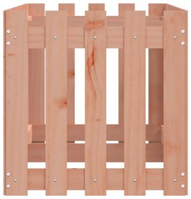 Canteiro elevado c/ design de cerca 150x50x50cm madeira douglas