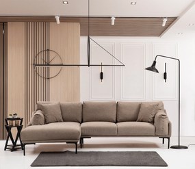Sofá de Canto Leo Corner – Mocha – 255 x 150 cm