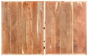 Mesa de centro 142x90x42 cm madeira de acácia maciça