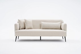 Sofá de 3 Lugares Revos – Creme – 200x80x100 cm