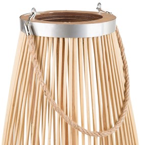 Lanterna decorativa castanho claro 72 cm TAHITI Beliani