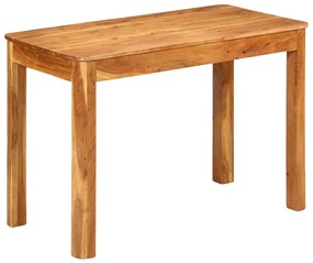 vidaXL Mesa de jantar 110x55x76 cm madeira de acácia maciça