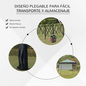 Tenda Dobrável com Proteção UV Altura ajustável de 2 niveis Tecido Oxf