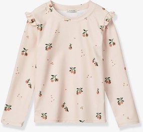 T-shirt de banho estampada rosa claro