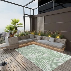vidaXL Tapete de exterior 160x230 cm ARAKIL PP verde