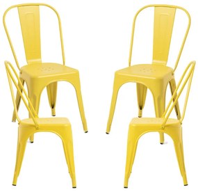 Pack 4 Cadeiras Torix - Quartzo Amarelo