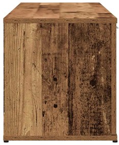 Móvel TV madeira antiga 120x34x37 cm madeira trabalhada