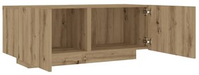 Mesa cabeceira 100x35x40cm derivados madeira carvalho artisiano