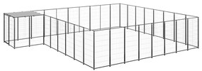 Canil 20,57 m² aço preto